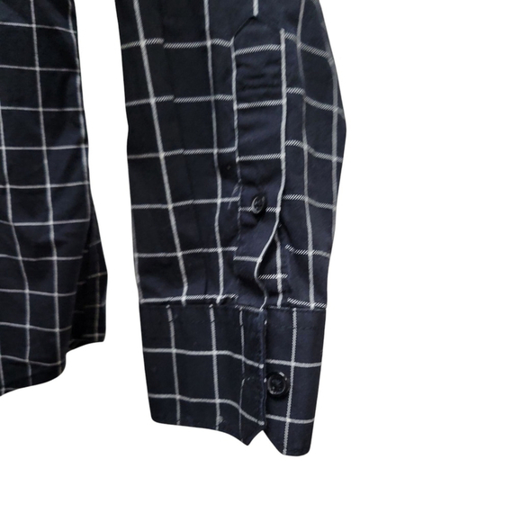 Guess Men's Geometric Button-Up Long-Sleeves Shirt Medium Excellent Condition - Picture 6 of 8